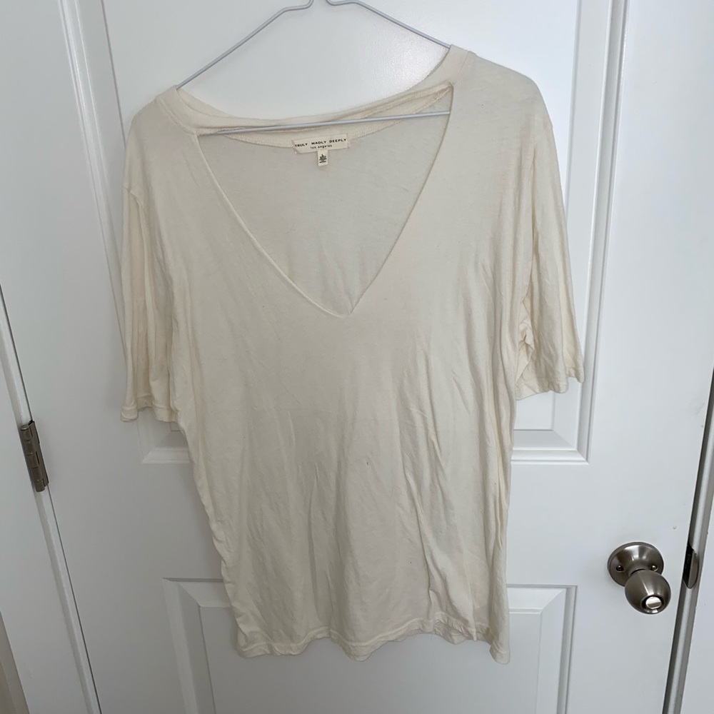 Truly madly deeply V neck